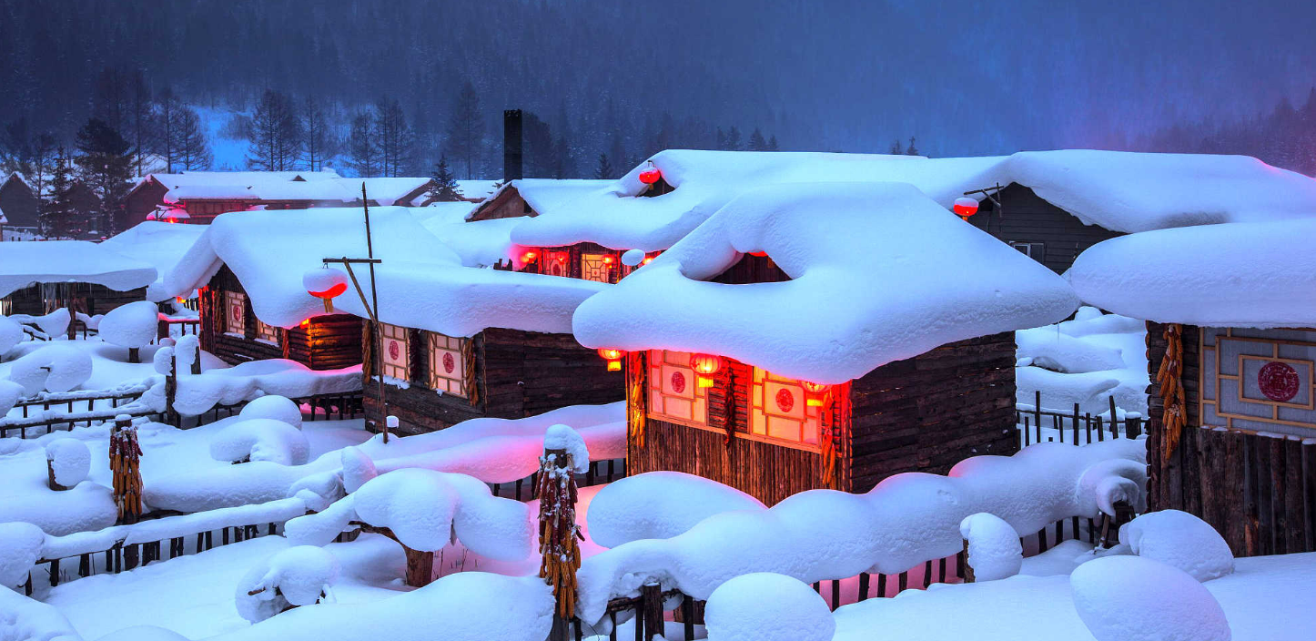 China Snow Town